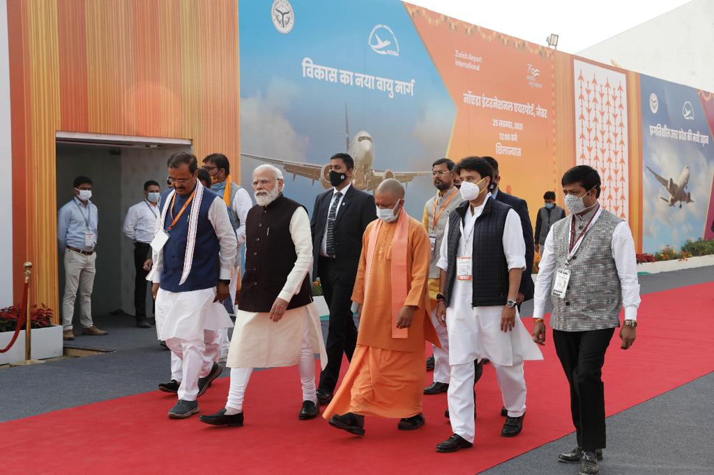 जेवर एयरपोर्ट का आज उद्धघाटन करेंगे पीएम मोदी, कई जगह ट्रैफिक रूट डायवर्जन